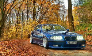 E36 328i Cabrio Avusblau on Air - 3er BMW - E36