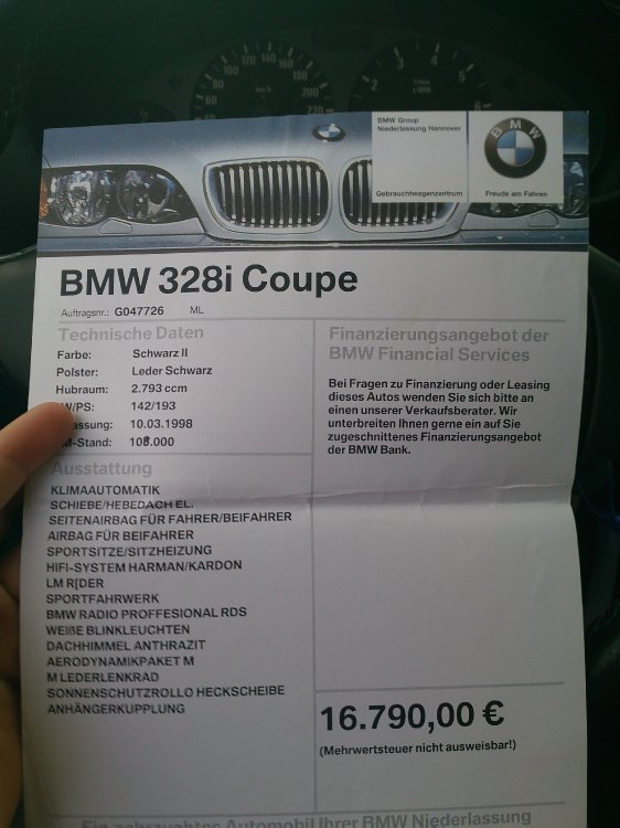 328i Coupe M-Paket#Winterlook#Gewinde*VIDEO - 3er BMW - E36