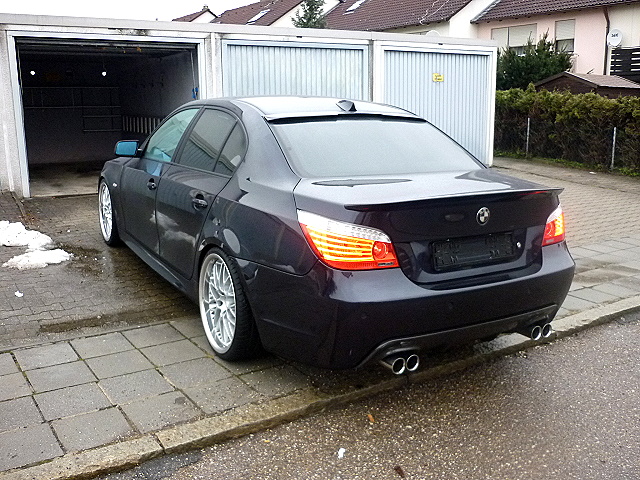 E60 535d Carbonschwarz UNIKAT mit BISS - 5er BMW - E60 / E61