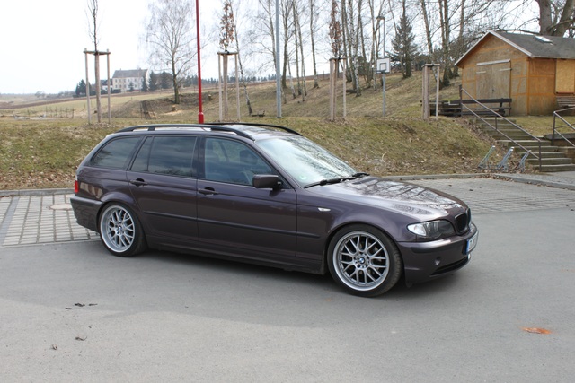 Turmalinviolettfarbener 320d im OEM Style - 3er BMW - E46