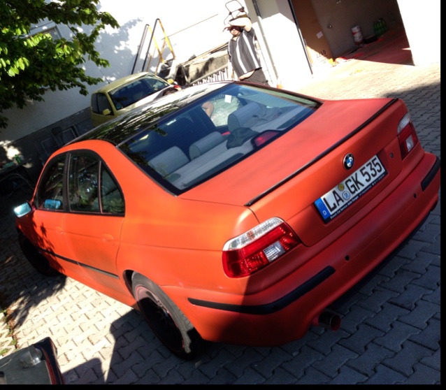Mein BMW E39 535i in Blaze Orange (Plasti Dip) - 5er BMW - E39