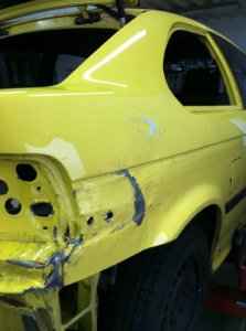 Mein kurzer gelber 325ti - 3er BMW - E36 Mein kurzer gelber 325ti - 3er BMW - E36