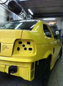 Mein kurzer gelber 325ti - 3er BMW - E36 Mein kurzer gelber 325ti - 3er BMW - E36