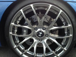 Breyton Race GTS Felge in 8.5x19 ET 30 mit Hankook Evo S1 Reifen in 225/35/19 montiert vorn und mit folgenden Nacharbeiten am Radlauf: Kanten gebrdelt Hier auf einem Z3 BMW E36 M3.2 (Coupe) Details zum Fahrzeug / Besitzer