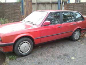 Die rote Zora - Winterfreundin - 3er BMW - E30
