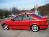 BMW E36 M-Paket Limousine in hellrot