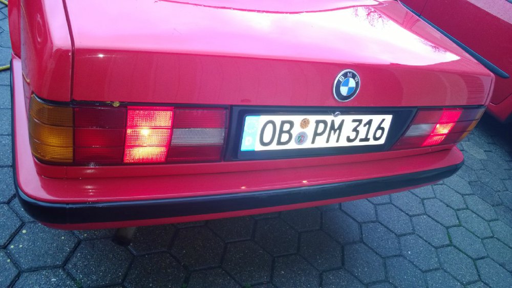 316i in brilliantrot - 3er BMW - E30