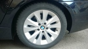 BMW Styling 116 Felge in 7.5x17 ET 20 mit Goodyear Ultra Grip GW-3 Reifen in 225/50/17 montiert hinten Hier auf einem 5er BMW E61 525i (Touring) Details zum Fahrzeug / Besitzer