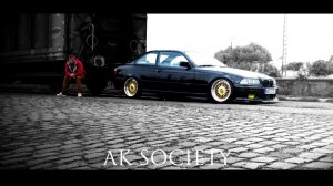 AK Society> Glanz Schwarz auf BBS - 3er BMW - E36