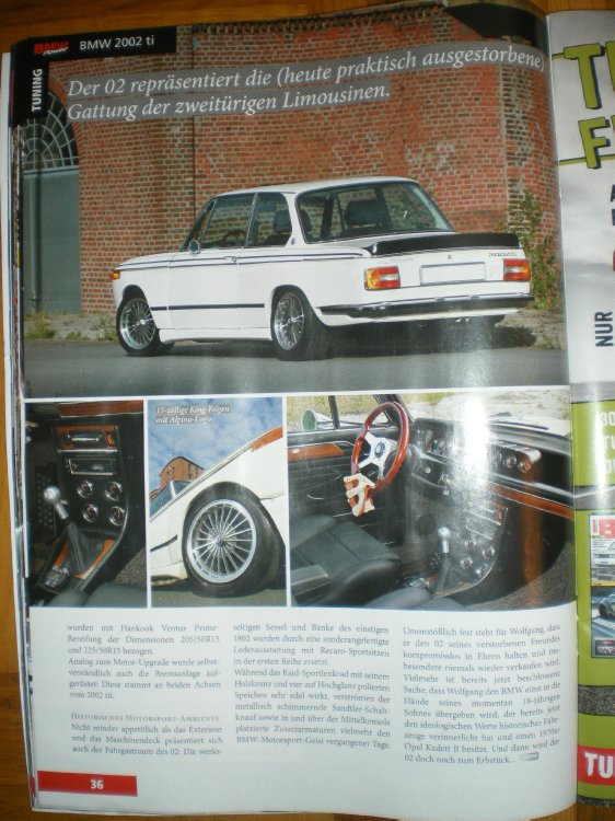 BMW 02- "eine Legende" -> BMW-Power Magazin - Fotostories weiterer BMW Modelle