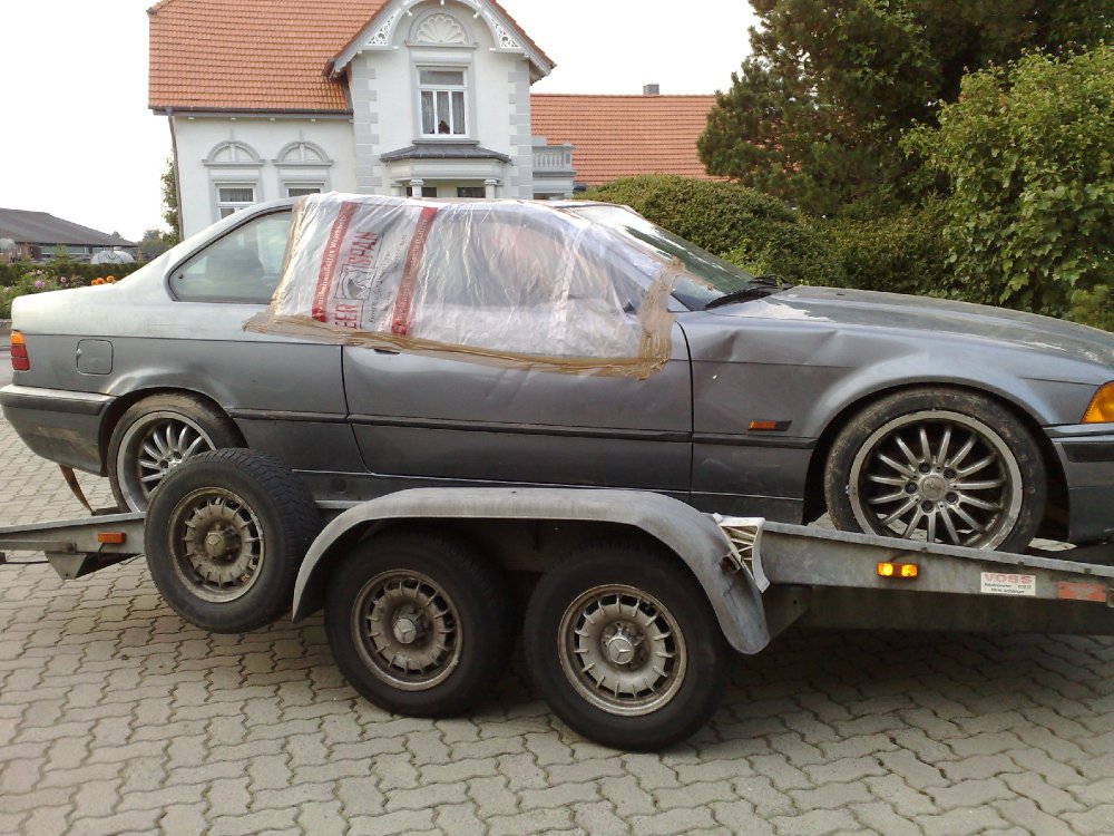 E36 Coupe Arktisgrau meets Cosmosschwarz Neuaufbau - 3er BMW - E36
