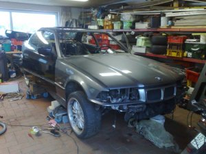 E36 Coupe Arktisgrau meets Cosmosschwarz Neuaufbau - 3er BMW - E36