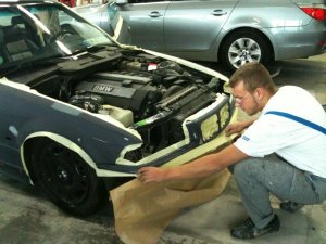 Asphaltbilder / Totalschaden ! - 3er BMW - E36