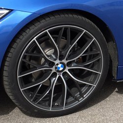 BMW M405 Felge in 8x20 ET  mit Hankook Evo 2 S1 K117 Reifen in 225/35/20 montiert vorn Hier auf einem 4er BMW F36 420d (Gran Coupe (GC)) Details zum Fahrzeug / Besitzer
