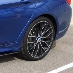 BMW M405 Felge in 8.5x20 ET  mit Hankook Evo 2 S1 K117 Reifen in 255/30/20 montiert hinten Hier auf einem 4er BMW F36 420d (Gran Coupe (GC)) Details zum Fahrzeug / Besitzer