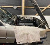 325e VFL, 5 Loch Umbau, M50B25 - 3er BMW - E30 - Motor_eingebaut.jpg