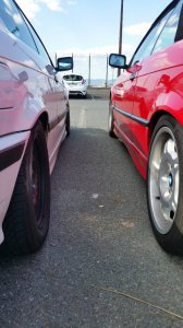 six pack in white - 3er BMW - E36
