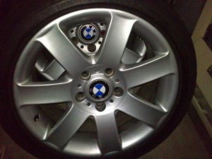 BMW Styling 44 Felge in 7x17 ET  mit Goodyear M3 Reifen in 225/45/17 montiert vorn Hier auf einem 3er BMW E46 330d (Limousine) Details zum Fahrzeug / Besitzer