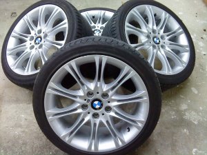 BMW Styling M135 Felge in 8x18 ET  mit Dunlop SP Sport Reifen in 225/40/18 montiert vorn Hier auf einem 3er BMW E46 330d (Limousine) Details zum Fahrzeug / Besitzer