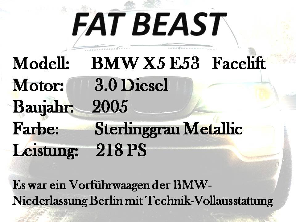 FAT BEAST - BMW X1, X2, X3, X4, X5, X6, X7