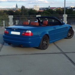 E46 M3 Cabrio, Laguna Blau - 3er BMW - E46