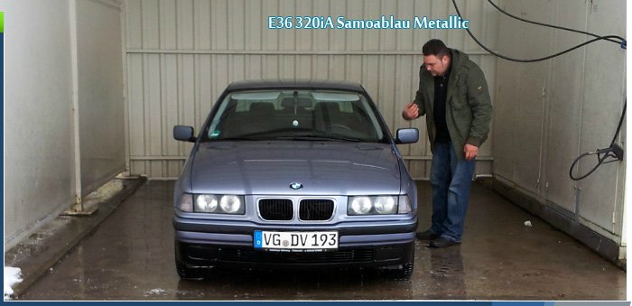 Samoablau Metallic 320iA - 3er BMW - E36