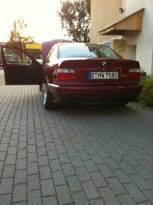 E36 Calypsorot mit Motorsport Felgen - 3er BMW - E36 E36 Calypsorot mit Motorsport Felgen - 3er BMW - E36