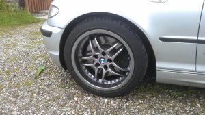 ROD  Felge in 8.5x17 ET 35 mit Continental  Reifen in 225/45/17 montiert vorn Hier auf einem 3er BMW E46 330i (Limousine) Details zum Fahrzeug / Besitzer