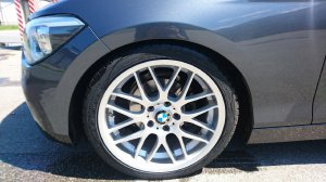 WSP Italy M643 Felge in 8x18 ET 38 mit Dunlop Sport Maxx RT Reifen in 225/40/18 montiert vorn Hier auf einem 1er BMW F20 116i (5-trer) Details zum Fahrzeug / Besitzer