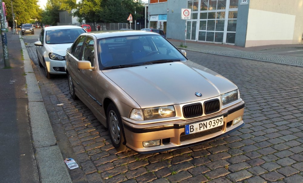 316i in Kaschmirbeige-Metallic jetzt wei - 3er BMW - E36