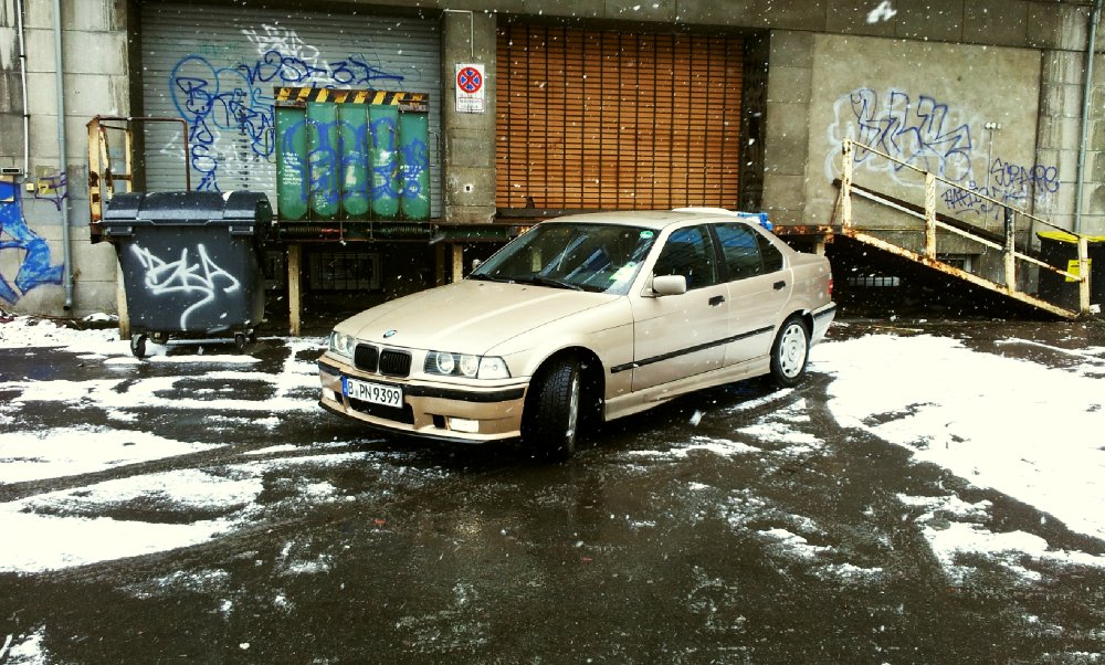 316i in Kaschmirbeige-Metallic jetzt wei - 3er BMW - E36