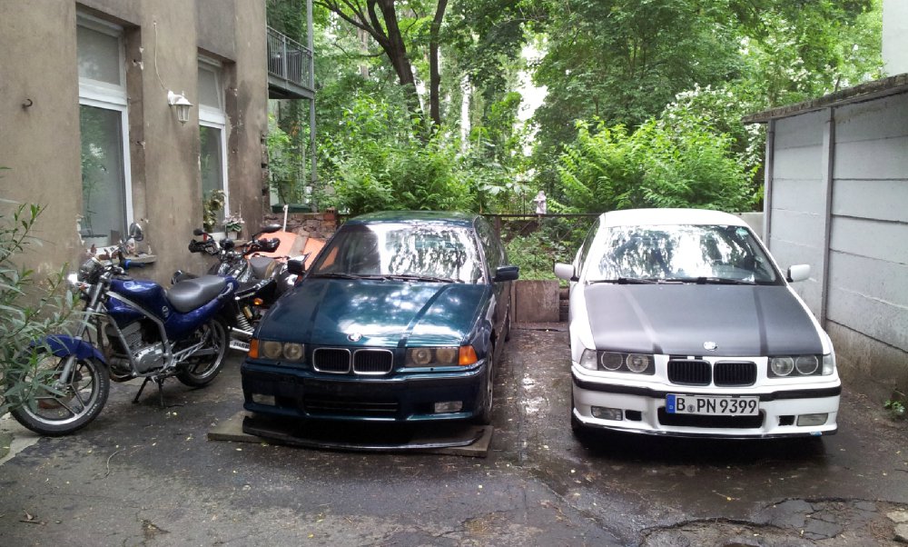 316i in Kaschmirbeige-Metallic jetzt wei - 3er BMW - E36