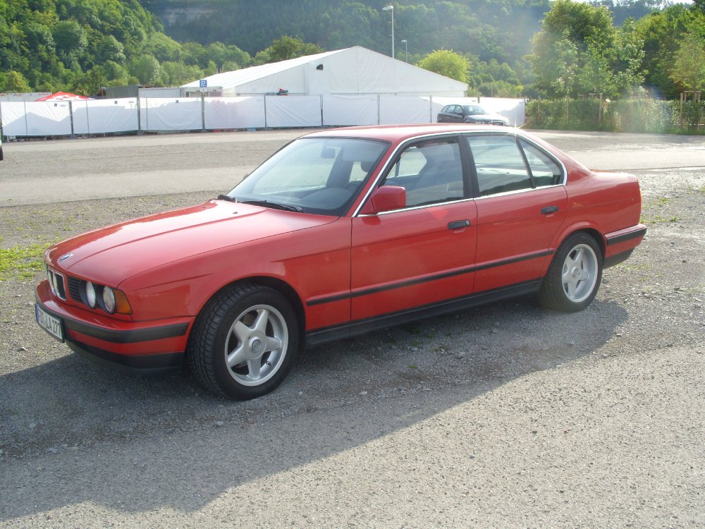 Mein roter  BMW 525i - 5er BMW - E34