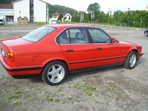 Mein roter  BMW 525i - 5er BMW - E34