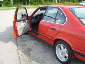 Mein roter  BMW 525i - 5er BMW - E34