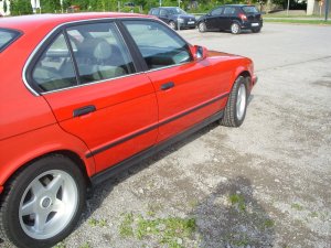 Mein roter  BMW 525i - 5er BMW - E34
