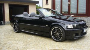 330CIA Cabrio black Toy - 3er BMW - E46