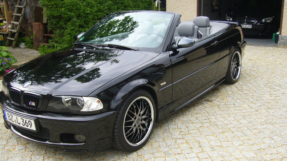 330CIA Cabrio black Toy - 3er BMW - E46