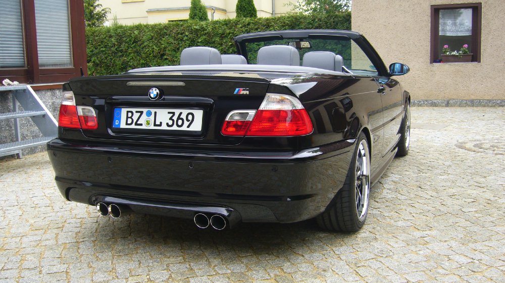 330CIA Cabrio black Toy - 3er BMW - E46