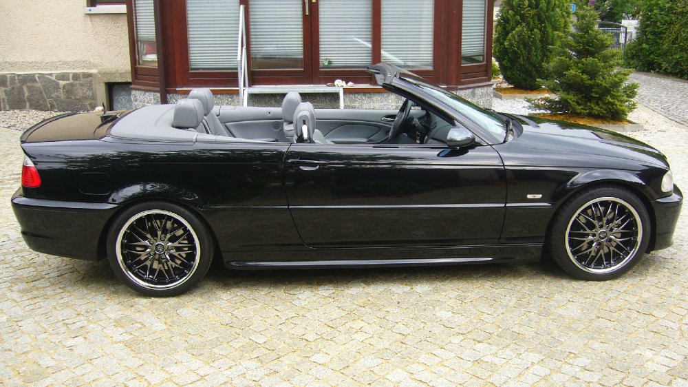 330CIA Cabrio black Toy - 3er BMW - E46