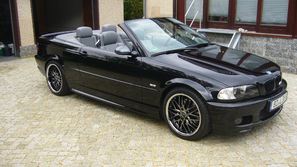 330CIA Cabrio black Toy - 3er BMW - E46