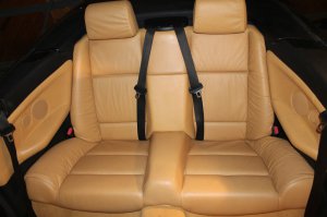 E36 Cabrio LEDERAUFBEREITUNG Safrangelb - 3er BMW - E36
