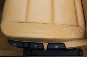 E36 Cabrio LEDERAUFBEREITUNG Safrangelb - 3er BMW - E36