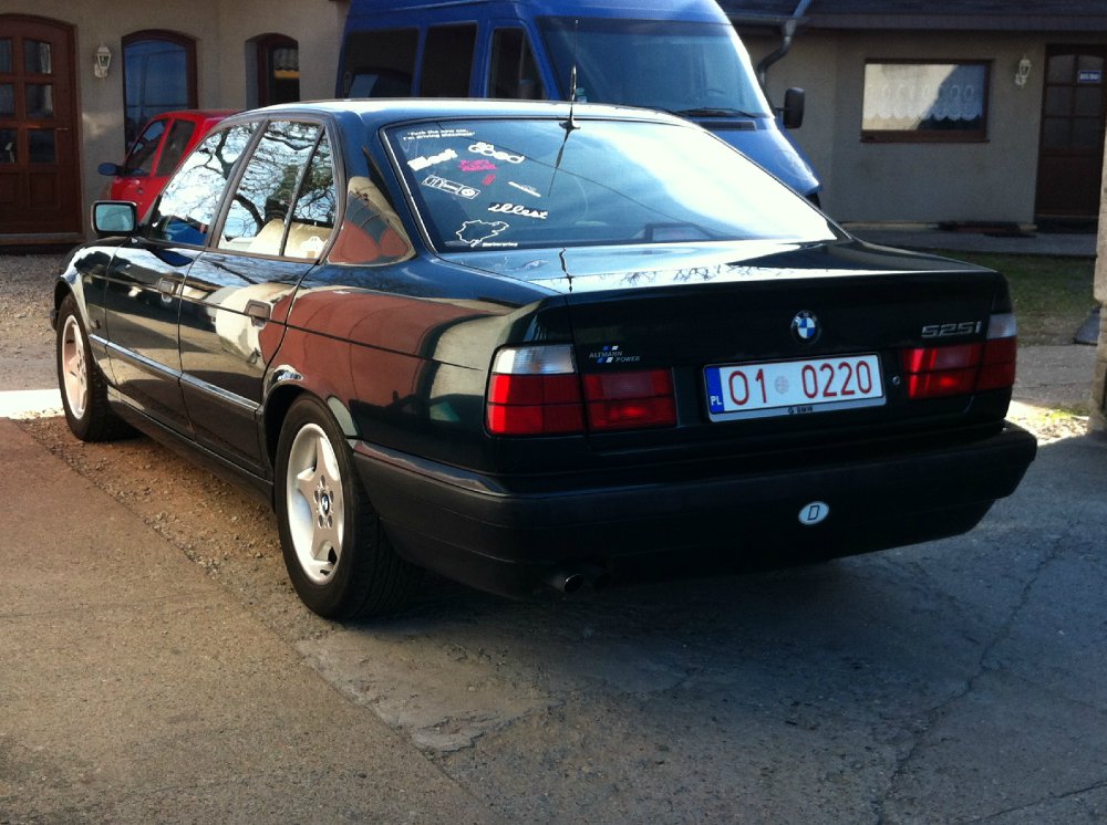 Grne E34 - 5er BMW - E34