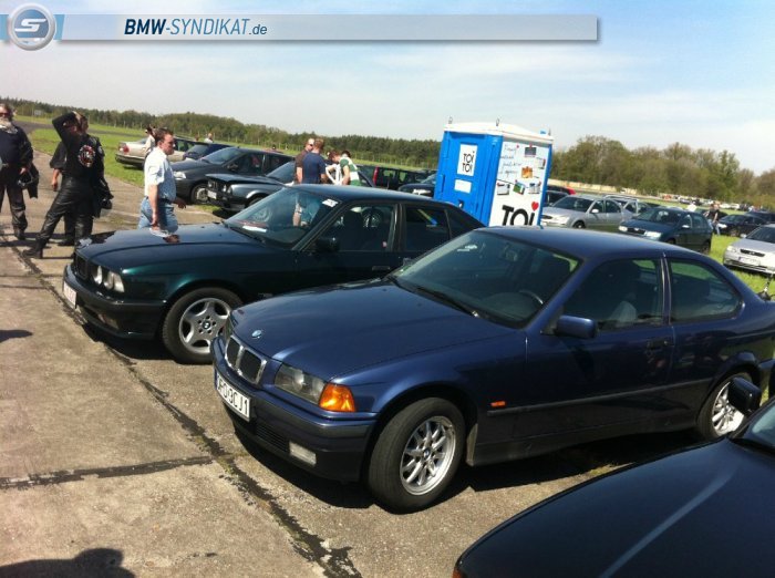 Grüne E34 - 5er BMW - E34