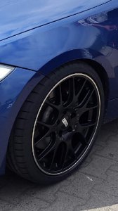BBS CH-R matt schwarz Felge in 8x19 ET 40 mit Michelin Pilot Super Sport Reifen in 225/35/19 montiert vorn Hier auf einem 1er BMW E88 135i (Cabrio) Details zum Fahrzeug / Besitzer