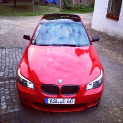 E60 CANDYRED ///M-Paket - 5er BMW - E60 / E61