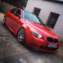 E60 CANDYRED ///M-Paket - 5er BMW - E60 / E61