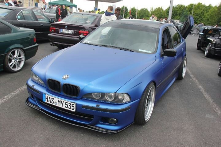 bmw e39 v8 mattblau - 5er BMW - E39