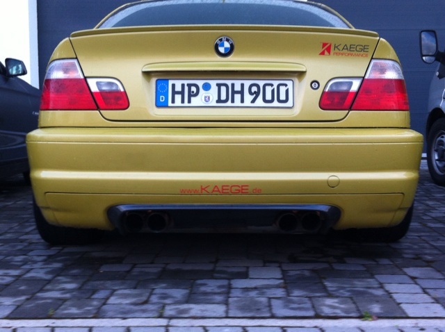 Hecksnsicht - 3er BMW - E46